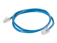 C2G Cat5e Non-Booted Unshielded (UTP) Network Patch Cable - Patch-kabel - RJ-45 (hane) till RJ-45 (hane) - 1 m - UTP - CAT 5e - tvinnad, enhetsstart - blå 83021