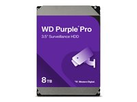 WD Purple Pro WD8001PURP - Hårddisk - 8 TB - inbyggd - 3.5" - SATA 6Gb/s - 7200 rpm - buffert: 256 MB WD8001PURP