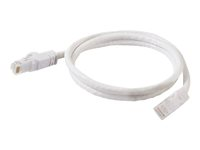 C2G Cat6 Booted Unshielded (UTP) Network Patch Cable - Patch-kabel - RJ-45 (hane) till RJ-45 (hane) - 3 m - UTP - CAT 6 - formpressad, hakfri, tvinnad - vit 83489