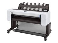 HP DesignJet T1600 - 36" storformatsskrivare - färg - bläckstråle - Rulle (91,4 cm x 91,4 m), 914 x 1219 mm - 2 400 x 1 200 dpi - upp till 0.32 min/sida (mono)/ upp till 0.32 min/sida (färg) - kapacitet: 1 rulle - USB, Gigabit LAN - kniv 3EK11P#B19