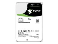 Seagate Exos X20 ST20000NM003D - Hårddisk - krypterat - 20 TB - inbyggd - SAS 12Gb/s - 7200 rpm - buffert: 256 MB - Self-Encrypting Drive (SED) ST20000NM003D