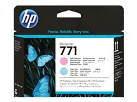HP 771 - Ljus magenta, ljus cyan - skrivhuvud - för DesignJet Z6200, Z6600, Z6610, Z6800, Z6810 CE019A