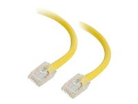 C2G Cat5e Non-Booted Unshielded (UTP) Network Patch Cable - Patch-kabel - RJ-45 (hane) till RJ-45 (hane) - 10 m - UTP - CAT 5e - tvinnad, enhetsstart - gul 83107