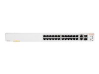 HPE Aruba Instant On 1960 24G 2XGT 2SFP+ Switch - Switch - Administrerad - 24 x 10/100/1000 + 2 x 10 Gigabit SFP+ + 2 x 100/1000/10GBase-T - rackmonterbar - BTO JL806A#ABB