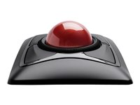 Kensington Expert Mouse Wireless Trackball - Styrkula - höger- och vänsterhänta - optisk - 4 knappar - trådlös - 2.4 GHz, Bluetooth 5.0 LE - Bluetooth USB-adapter - svart K72359WW