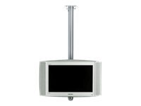 SMS Flatscreen CM ST1200 - Monteringssats (lutnings-/svängmontering för innertak) - för platt panel - svart, aluminium - takmonterbar FS061023-P0