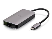 C2G USB C Docking Station with 4K HDMI, USB, Ethernet, and USB C - Power Delivery up to 100W - Dockningsstation - USB-C / Thunderbolt 3 - HDMI - 1GbE C2G54456