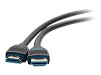 C2G 12ft 8K HDMI Cable with Ethernet - Performance Series Ultra High Speed - Ultra High Speed - HDMI-kabel med Ethernet - HDMI hane till HDMI hane - 3.6 m - svart - 8K60 Hz (7680 x 4320) stöd, 4K120 Hz (4096 x 2160) stöd, stöd för 10K C2G10456