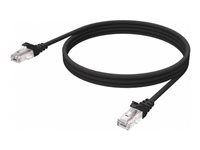 Vision - Nätverkskabel - RJ-45 (hane) till RJ-45 (hane) - 5 m - UTP - CAT 6 - startad, tvinnad - svart TC 5MCAT6/BL