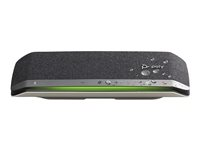 Poly Sync 40-M - Smart högtalartelefon - Bluetooth - trådlös, kabelansluten - USB-A, USB-C - silver - Certifierad för Microsoft-teams, Zoomcertifierad 77P35AA