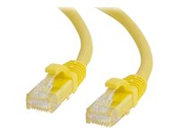 C2G - Patch-kabel - RJ-45 (hane) till RJ-45 (hane) - 50 cm - UTP - CAT 6a - startad, hakfri - gul 82519