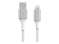 Belkin BOOST CHARGE Smart - Lightning-kabel - USB hane till Lightning hane - 1.2 m - vit CAA007BT04WH