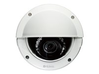 D-Link DCS 6513 Full HD WDR Day & Night Outdoor Dome Network Camera - Nätverksövervakningskamera - kupol - utomhusbruk - vandalsäker/vädersäker - färg (Dag&Natt) - 3 MP - 2048 x 1536 - varifokal - ljud - LAN 10/100 - MPEG-4, MJPEG, H.264 - DC 12 V/PoE DCS-6513/E