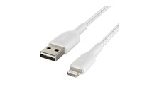 Belkin BoostCharge - Lightning-kabel - Lightning hane till USB hane - 2 m - vit CAA002BT2MWH
