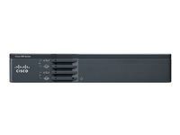 Cisco 867VAE - Trådlös router - DSL-modem 5-portars switch - 1GbE - WAN-portar: 2 - Wi-Fi - 2,4 GHz C867VAE-W-E-K9