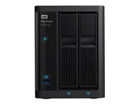 WD My Cloud PR2100 WDBBCL0200JBK - Pro Series - NAS-server - 2 fack - 20 TB - HDD 10 TB x 2 - RAID RAID 0, 1, JBOD - RAM 4 GB - Gigabit Ethernet WDBBCL0200JBK-EESN