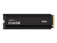 Crucial P510 - SSD - 1 TB - inbyggd - M.2 2280 - PCI Express 5.0 x4 (NVMe) - integrerad kylfläns CT1000P510SSD5