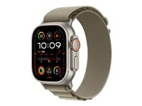 Apple - Slinga för smart klocka - 49 mm - Liten storlek - oliv MT5T3ZM/A