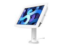 Compulocks Space iPad Pro 11-inch Rise Enclosure Kiosk 4"/10cm - Monteringssats (hölje, 10 cm stolpstativ) - för surfplatta - låsbar - höggradig aluminium - vit - skärmstorlek: 11" - för Apple 11-inch iPad Pro (1:a generation, 2a generation, 3:e generationen, 4:e generation) TCDP04211SENW