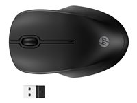 HP 255 - Mus - 3 knappar - trådlös - Bluetooth, 2.4 GHz - trådlös USB-mottagare - svart - Smart Buy 8R3U1UT