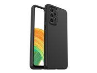 OtterBox React Series - Baksidesskydd för mobiltelefon - svart - för Samsung Galaxy A33 5G 77-86988