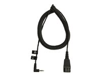 Jabra - Headset-kabel - mikrojack hane till Snabburkoppling hane - 2 m 8800-01-46