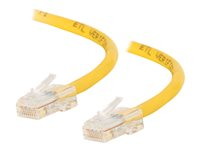 C2G Enhanced Cat5E 350MHz Assembled Patch Cable - Patch-kabel - RJ-45 (hane) till RJ-45 (hane) - 15 m - CAT 5e - tvinnad - gul 83108