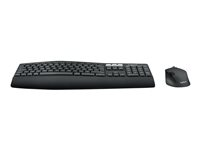 Logitech MK850 Performance - Sats med tangentbord och mus - trådlös - Bluetooth, 2.4 GHz - Nordisk 920-008229