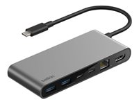 Belkin CONNECT - Dockningsstation - för laptop, surfplatta, smartmobil, bordsdator - USB-C - HDMI - 2.5GbE INC024HQSGY