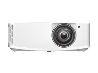 Optoma 4K400STx - DLP-projektor - 3D - 4000 lumen - 3840 x 2160 - 16:9 - 4K - fast objektiv med kort kastavstånd A9PV7KJ01AZ2