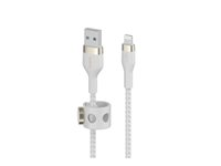 Belkin BoostCharge - Lightning-kabel - USB hane till Lightning hane - 2 m - vit CAA010BT2MWH