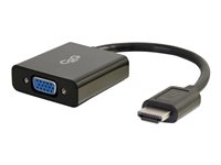 C2G HDMI to VGA Adapter Converter Dongle - Videokonverterare - HDMI - HDMI, VGA - svart 80500