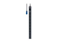 APC Easy Basic Rack PDU EPDU1116B - Kraftdistributionsenhet (kan monteras i rack) - AC 200/208/230 V - 3680 VA - ingång: IEC 60309 2P+E - utgångskontakter: 24 (20 x IEC 60320 C13, 4 x IEC 60320 C19) - 0U - 3 m sladd - svart - för P/N: SMT750RM2UCNC, SMTL2K2RM2UCL, SMTL3KRM2UCL, SRTL3KRM1UWC, SRYL5K20RMXLT EPDU1116B