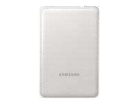 Samsung EB-P310 - Strömförsörjningsbank - 3100 mAh - 1 A (Micro-USB typ B) - på kabel: Micro-USB - vit - för Galaxy Core Prime VE, Note 3, S5 Active EB-P310SIWEGWW