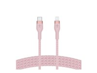 Belkin BOOST CHARGE - Lightning-kabel - 24 pin USB-C hane till Lightning hane - 2 m - rosa CAA011BT2MPK