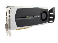 NVIDIA Quadro 6000 - Grafikkort - Quadro 6000 - 6 GB GDDR5 - PCIe 2.0 x16 - DVI, 2 x DisplayPort - för Workstation Z420, Z620, z800, Z820 WS097AA