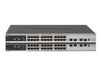 D-Link xStack DES-3528 - Switch - Administrerad - 24 x 10/100 + 2 x kombinations-Gigabit SFP + 2 x 10/100/1000 - skrivbordsmodell DES-3528