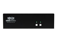 Tripp Lite Secure KVM Switch, 2-Port, Dual Head, HDMI to HDMI, 4K, NIAP PP4.0, Audio, CAC, TAA - Omkopplare för tangentbord/video/mus/ljud - 2 x KVM/ljud/USB - 1 lokal användare - skrivbordsmodell - TAA-kompatibel B002-H2AC2-N4