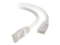 C2G - Patch-kabel - RJ-45 (hane) till RJ-45 (hane) - 2 m - UTP - CAT 6a - startad, hakfri - vit 82528