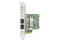 HPE StorageWorks 82Q - Värdbussadapter - PCIe x8 låg profil - 8Gb Fibre Channel x 2 - begagnat - för ProLiant DL165 G7, DL360 G7, DL380 G6, SL160s G6 AJ764AR