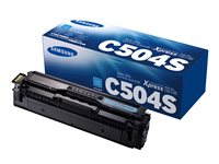 HP CLT-C504S - Cyan - original - tonerkassett (SU025A) - för Samsung CLP-415, CLX-4195; MultiXpress SL-C1453, C1454; Xpress SL-C1404, C1810, C1860 SU025A