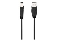 Belkin 6ft USB A/B Device Cable - USB-kabel - USB (hane) till USB typ B (hane) - USB 2.0 - 1.8 m - formpressad F3U133B06