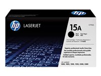 HP 15A - Svart - original - LaserJet - tonerkassett (C7115A) - för LaserJet 1000, 1200, 1220, 3300, 3310, 3320, 3330, 3380 C7115A