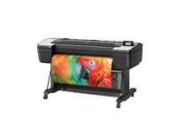 HP DesignJet Z9+ PostScript - 44" storformatsskrivare - färg - bläckstråle - Rulle (111,8 cm) - 2 400 x 1 200 dpi - upp till 71.4 m2/h (mono)/ upp till 71.4 m2/h (färg) - kapacitet: 1 rulle - Gigabit LAN, USB 2.0 - kniv W3Z72D#B19