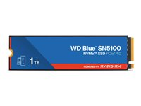 WD Blue SN5100 - SSD - 1 TB - inbyggd - M.2 2280 - PCIe 4.0 (NVMe) WDS100T5B0E-00CPE0