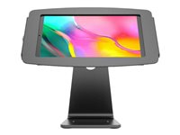 Compulocks Galaxy Tab A7 10.4" Space Enclosure Rotating Counter Stand - Monteringssats (fot för stativ, hölje) - för surfplatta - låsbar - höggradig aluminium - svart - skärmstorlek: 10.4" - monteringsgränssnitt: 100 x 100 mm - bänkskiva - för Samsung Galaxy Tab A7 (10.4 tum) 303B104GA7SB