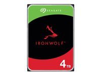 Seagate IronWolf ST4000VN006 - Hårddisk - 4 TB - inbyggd - SATA 6Gb/s - 5400 rpm - buffert: 256 MB - med 3 års Seagate Rescue Data Recovery ST4000VN006