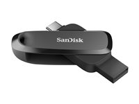 SanDisk Phone - USB flash-enhet - 64 GB - USB 3.2 Gen 1 / USB-C - svart SDDDC6-064G-G46