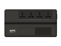 APC Easy UPS BV BV650I-MSX - UPS - AC 230 V - 375 Watt - 650 VA - utgångskontakter: 4 - svart BV650I-MSX