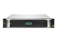 HPE Modular Smart Array 2062 16Gb Fibre Channel SFF Storage - Hårddiskarray - 3.84 TB - 24 fack (SAS-3) - SSD 1.92 TB x 2 - 16Gb Fibre Channel (extern) - kan monteras i rack - 2U R0Q80B